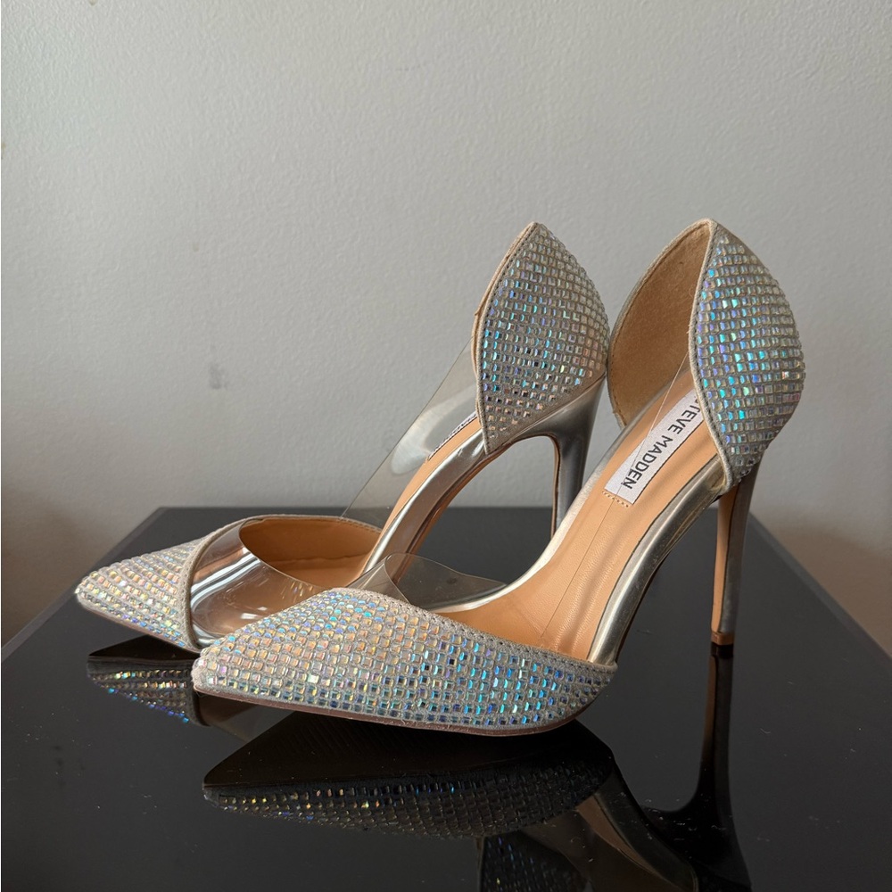 New Steve Madden Silver Women's Shoes Size 6